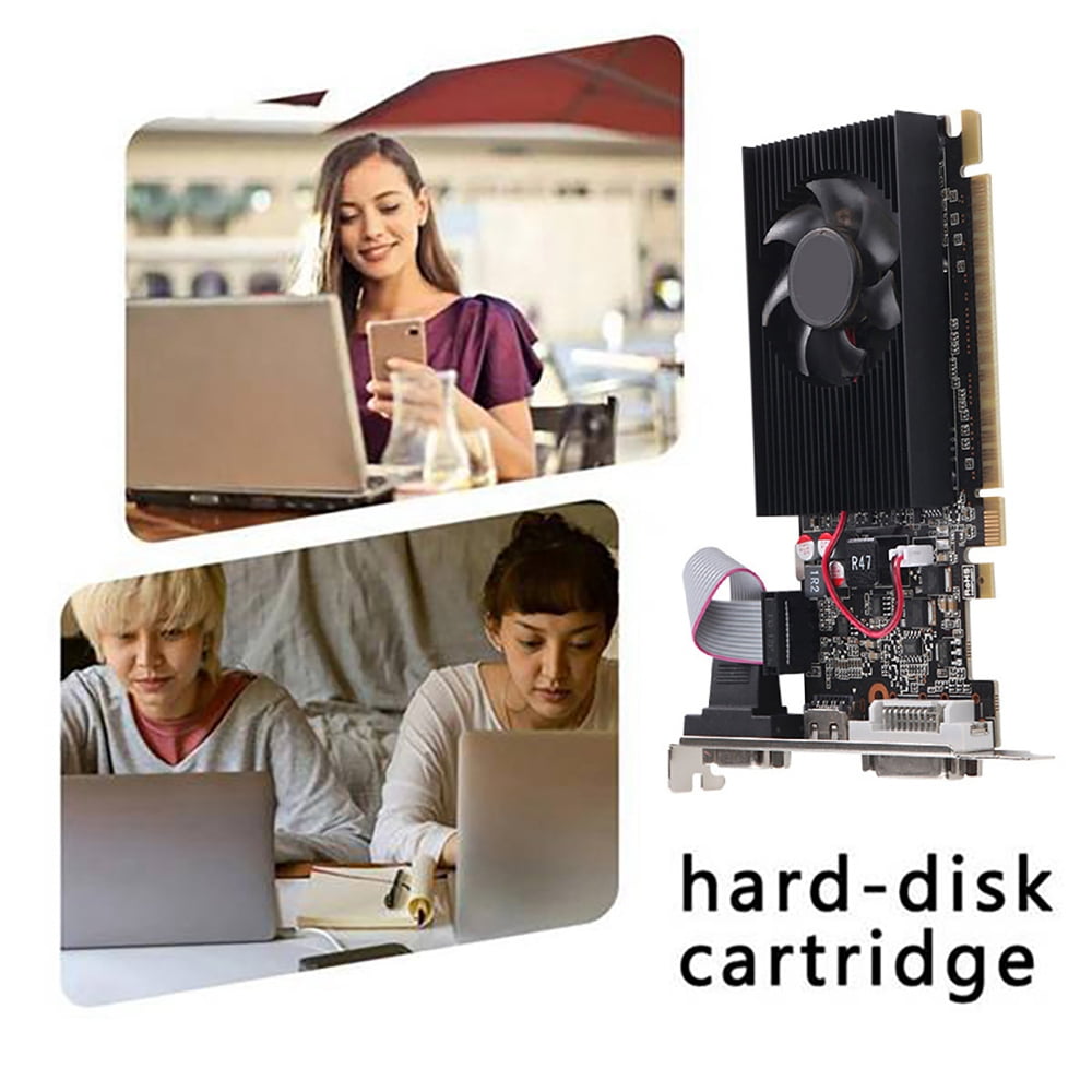 GT 610 1G Ultra-Fast Graphics Card 1GB 64Bit DDR3 810/500MHz PCI-E 1.1 X16 Desktop Small Chassis PC Gaming