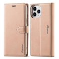 thumbnail image 1 of Funda de cuero con tapa horizontal, mate, con fuerte magnetismo, para iPhone 13 Pro Max, serie Forwenw F1, con soporte, ranuras para tarjetas, billetera y marco de fotos., 1 of 5