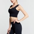 thumbnail image 2 of Sports Bra Plus Size Womens Solid Color Inner Fit Plus Size Vest Yoga Sports Beauty Back Bra Plus Size Bras for Women Sports Bras for Women Plus Size Sport Bras for Women Plus Size, 2 of 7