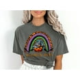 thumbnail image 4 of Women's Halloween Wibes Rainbow T-Shirt, 4 of 10