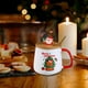 thumbnail image 4 of Taza de café navideña de cerámica con tapa y calentador | Vaso térmico con almohadilla calefactora USB | Set de bebidas navideñas para el hogar o la oficina, 4 of 6