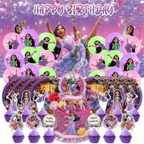 Isabella Encanto Party Supplies Decor Decorations Birthday Plates for Kids Tableware Balloons Cake Topper Fans