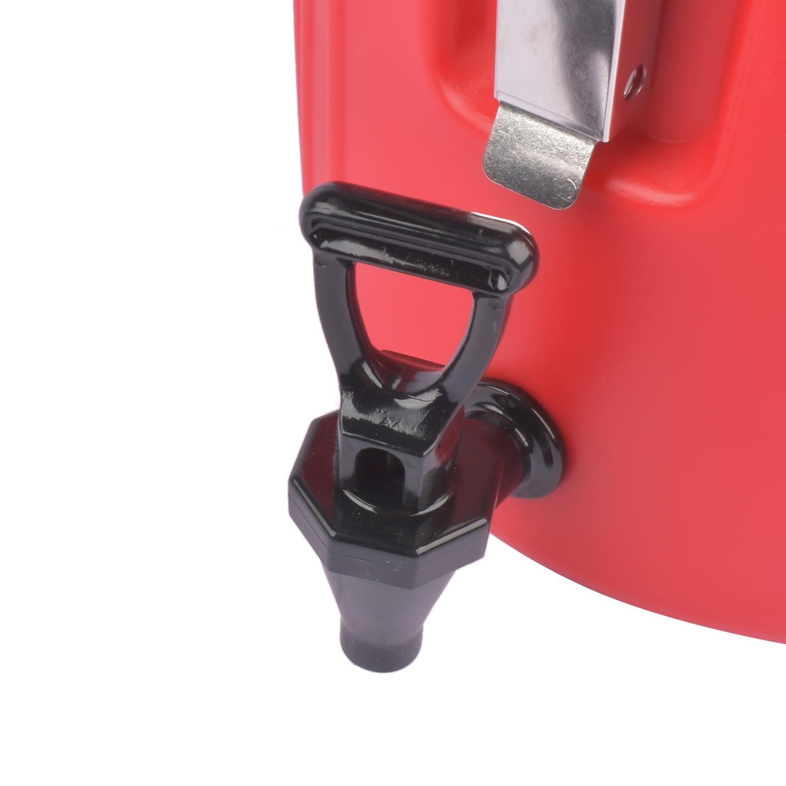 NEWZQ 2.6 Gallon Insulated Beverage Cooler, Portable Water Jug with Dispenser and Spout (Red)