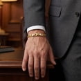 thumbnail image 5 of Pompeii Men's Marine Link 14k Gold (26gram) or Platinum (43gram) 6.5mm Bracelet 8.5" (,), 5 of 5