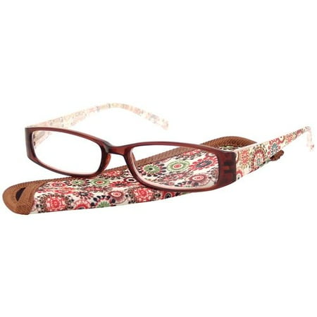 Foster Grant Women's Plastic Reading Glasses, Gwen Brown