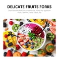 thumbnail image 4 of Stainless Steel Fruit Fork 16 Pcs Home Small Forks Coffee Spoons Scoop Cheese Cakes, 4 of 6
