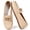 Khaki, variant on Women's Flats Metal Chain Loafers Comfortable Slip-On Driving Shoes Non slip Casual Flats for Work & Casual Daily