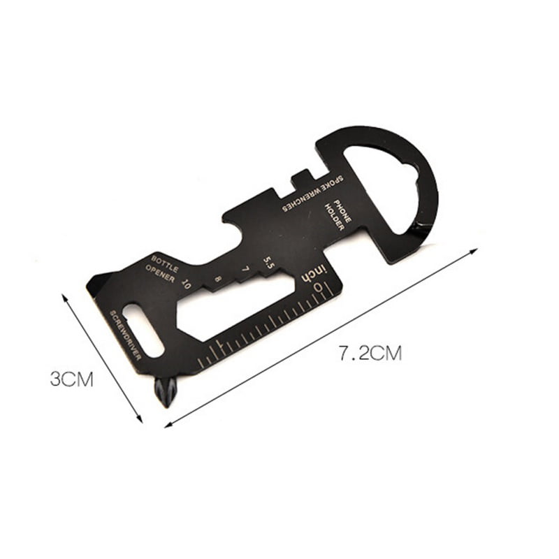 Outdoor Multi-function Tool Card Opener Keychain With Multi purpose GadgetsWH5 