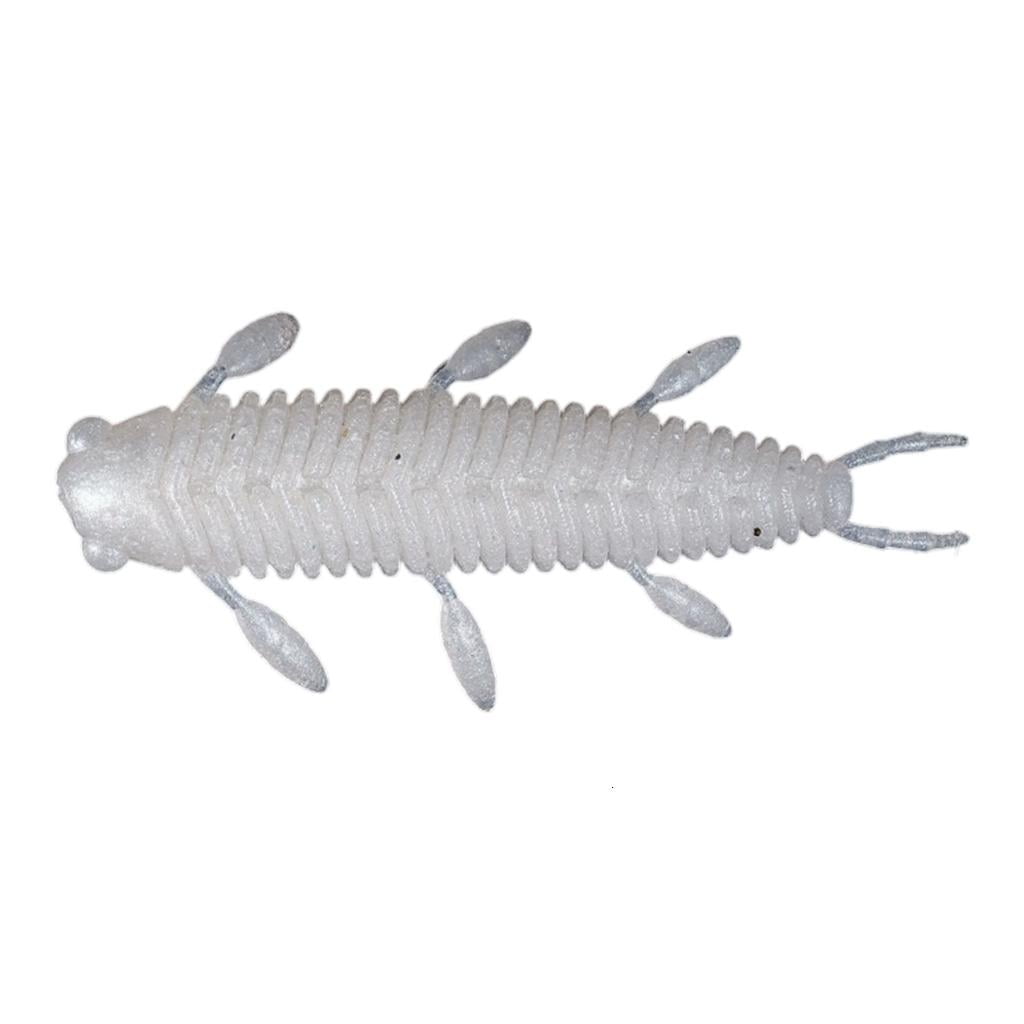 Whaledi 10pcs Soft Tail Fishing Lures Realistic Swimming Artificial Shrimp Lures