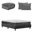 thumbnail image 1 of Colchón Queen Size Trini + Box + Almohada 2Pack + Edredón Homy, 1 of 8