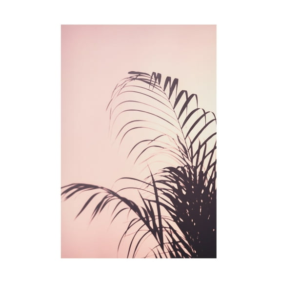 Trademark Fine Art Pictufy Studio Palm Leaves 1 Canvas Wall Art