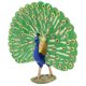 thumbnail image 3 of Peacock Figurine Desktop Art Craft Lifelike Plastic Model Ornament for Learning Home Decor Chic Design Compact Idea, 3 of 4