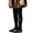 Black, variant on Girls Glitter Tights, Soft Opaque Footed Pantyhose with Sparkle Rhinestone Details, Seamless Design for Dance and Daily Dress Matching