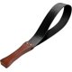 thumbnail image 1 of Leather Paddle With Anti-slip Wooden Handle, Riding Crop For Horses 18inch Equestrianism Crops, 1 of 5