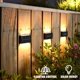 thumbnail image 2 of Lámpara Solar de pared para exteriores, luz LED impermeable para jardín, calle, paisaje, balcón, decoración, 1 a 16 unidades, 6 Led, 2 of 4