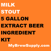 Milk Stout 5 gal Homebrew Beer Extract Ingredient Kit