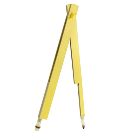 Unique Bargains Wood Math Art Teaching Circle Drawing Painting Chalk Compasses Dividers Yellow