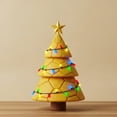 thumbnail image 4 of Antqov Football Christmas Tree, 6" Christmas Tree with LED light for Table Decorations, Xmas Football Tree Figurines for Christmas Home Holiday Party Gift Decorations, 4 of 6