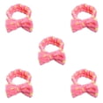 thumbnail image 3 of Minnieouse Diademas Nudo de lazo Banda elástica para la cabeza Adornos anudados Accesorios para el cabello Diadema para de cara Punto rojo Type2 NO2, 3 of 6