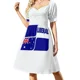 thumbnail image 2 of Vestido de manga corta con el logotipo del Partido Liberal de Australia. Ropa de verano para mujer., 2 of 8