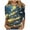 A08 Blue, variant on bnaln Christmas Sweatshirts for Women Christmas Jumpers Dressy Casual 3/4 Sleeve Tops Xmas Tree Red Wine Glass Graphic Tees Loose Fit Tshirt Trendy Holiday Tunic Blouse