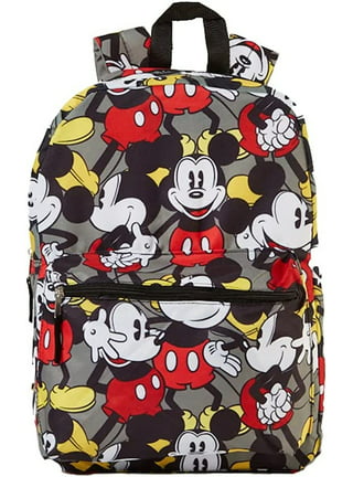 Disney Mickey Mouse Backpack Set ~ 3 Pc Bundle with Lunch Box, Backpack and  Stickers
