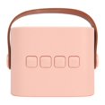 thumbnail image 2 of P2 Mini Karaoke Machine Portable Bluetooth Speaker with Wireless Microphone for Adults Kids Pink Double Microphone 1600mAh Lithium Ion Battery, 2 of 4