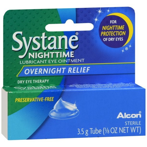 Systane Nighttime Lubricant Eye Ointment 3.5g Tube