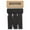 Black, variant on Wrapables Fringe Chiffon Ribbons, 1.5 Inch x 21 Yd Frayed Edges Chiffon Ribbons for Wedding Invitations, Bridal Bouquet, Gift Wrapping, DIY Arts & Crafts (Set of 3), Cream