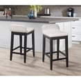 thumbnail image 3 of Home Square Counter Height Stool in Black - Set of 3, 3 of 9