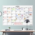 thumbnail image 3 of Large Dry Erase Wall Calendar - 24"x 36" Undated Monthly Calendar for Home, Office, Classroom - Reusable Laminated Task Organizer, 3 of 8