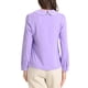 thumbnail image 3 of INSPIRAR CHIC Blusa de Manga Larga con Cuello Peter Pan y Botones Decorativos en la Espalda, Color Lila Claro, 3 of 6