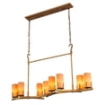 thumbnail image 4 of Meyda Tiffany 170139 Long Cero 8 Light 52" Wide Linear Chandelier, 4 of 4