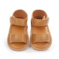 thumbnail image 5 of Quealent Toddler Girl Shoes 2024 Summer Soft Non-Slip Rubber Sole First Walking Shoes Toddler Shoes Flats Coffee,4, 5 of 5