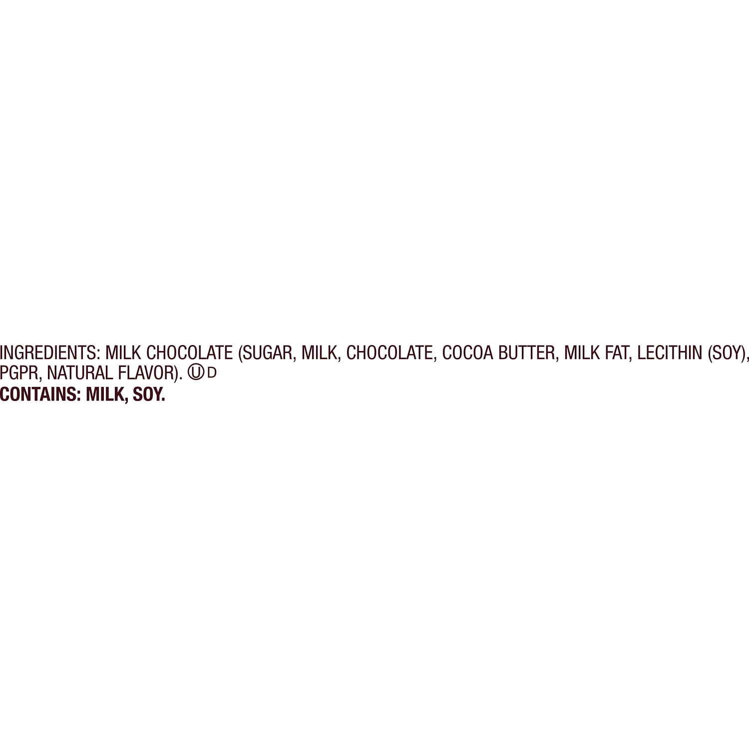 Hershey's Milk Chocolate Candy Bars, 1.55 oz (6 Count)