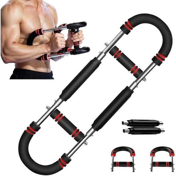 Twister Arm Trainer,60-110lb Adjustable Chest Exerciser for Men and Lady,Portable Detachable Arm and Chest Muscle Trainer for Men & Women,Arm Trainer for Men for Home Fitness Equipment