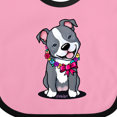 thumbnail image 4 of Inktastic Smiling Pit Bull Boys or Girls Baby Bib, 4 of 4