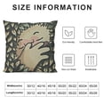 thumbnail image 5 of SHANXI Cartoon Couple Hedgehog Pillowcases Cute Animal Love Family Art Design Pillow Case Decorative Throw Pillow Cover 12x12in, 5 of 5