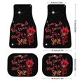thumbnail image 2 of Hazbin Hotel 4 Pcs Car Floor Mats Universal Fit Floor Mats Front & Rear Liners for Trucks Van SUV Auto, 2 of 8