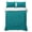 Teal, variant on Twin Quilt Set 68''x86'', Rainbow Color Lightweight Summer Bedspread Coverlet Set with 2 Pillow Shams, Fantasy Colorful Ombre Swirl Breathable All Season Quilt Bedding for Dorm/Bedroom