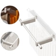 thumbnail image 3 of Fakrich Radiator Towel Rails,Radiator Airer with Single Rod Heat-Resistant Radiator Shelf Detachable Radiator Clothes Drying Rack for Plate Type/Film Type/Electric Radiator, 11.8 Inch, 3 of 5