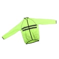 thumbnail image 1 of Reflective Jacket Breathable Cycling Coat Long Sleeves Polyester with Pockets for Outdoor, 1 of 7
