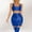 Blue, variant on Women's Shiny Metallic Mini Skirt Wet Look Leather Short Skirt Stretch Pencil Party Skirt High Waist Clubwear Wrap Skirts Skirted Swimsuits for Women Satin Lace Trim Split Skirt Too Too Skirt for