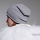 thumbnail image 4 of El borde rodado del sombrero de la gorrita tejida de la cachemira de las mujeres mezcló la gorra caliente del pelo del sueño de la primavera del invierno del punto suave, 4 of 5