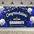 thumbnail image 6 of Large Congrats Grad Banner 72x44 Inch Class of 2026 Graduation Backdrop Black and Gold 6x3.5ft Congratulations Graduate Decorations for Prom Party Photo Booth Props, 6 of 6