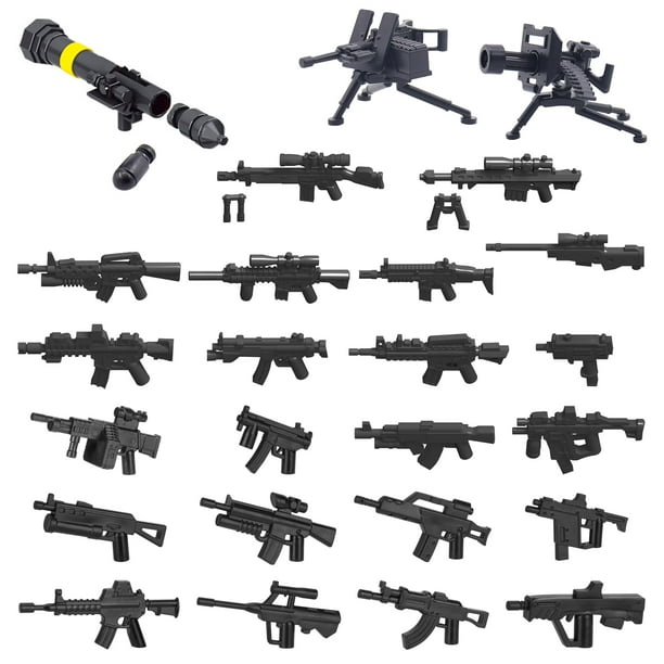 Set de juguetes con bloques de construcción HIMIRICH Weapons Pack Military