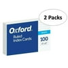 41 4" X 6" Ruled Index Cards - White, 100/Pack, 2 Pack