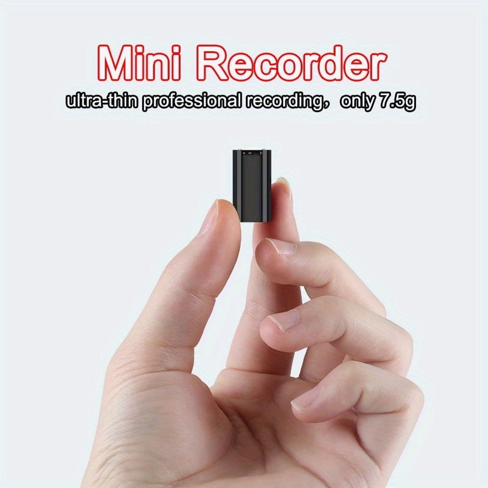 8/16/32GB Portable Noise Cancelling Recording Pen, Professional HD Voice Recorder for Business Meetings, Large Capacity Ultra-Thin Digital Voice Activated MP3 Recorder