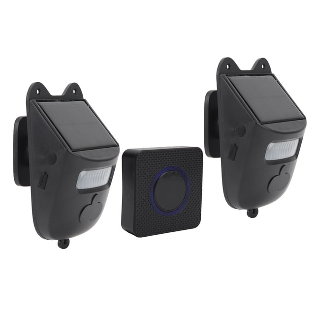 Timbre Con Sensor Infrarrojo, Timbre Inalámbrico Con Energía Solar, Enchufe Europeo De 110 A 240 V Para Garaje