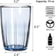 thumbnail image 4 of Juego de 6 tazas de acrílico ZEAYEA 14 onzas, 4 of 4